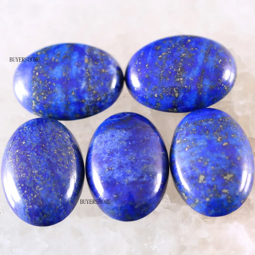 18x25MM Oval Natural Stone Bead Blue Lapis CAB Cabochon For Jewelry Making DIY Bracelet Necklace 5Pcs K566
18x25MM Oval Natural Stone Bead Blue Lapis CAB Cabochon For Jewelry Making DIY Bracelet Necklace 5Pcs K566