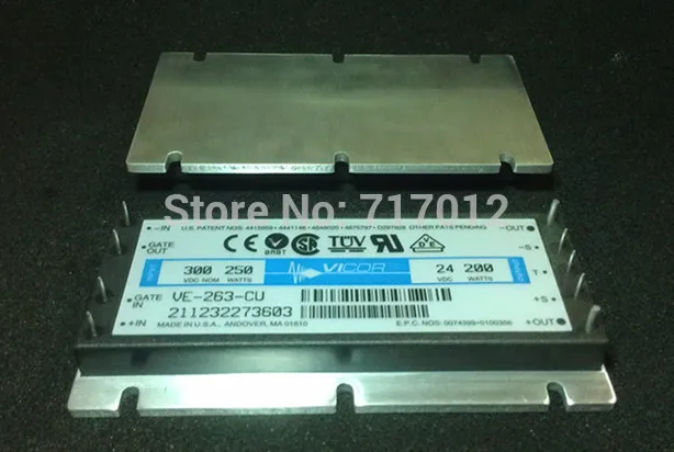 Free Shipping KaYipHT VE-263-CU DC/DC: 300V-24V-200W ,Can directly buy or contact the seller
Free Shipping KaYipHT VE-263-CU DC/DC: 300V-24V-200W ,Can directly buy or contact the seller