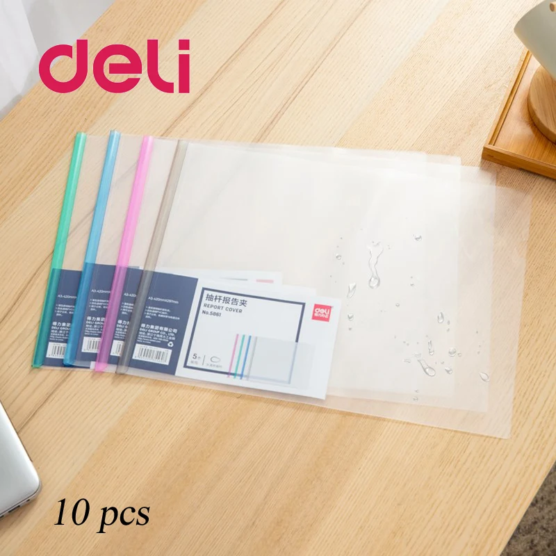 Deli 10PCS A3 Drawbar Report Clip Specification File Transparent Folder Plastic Tie Clip Waterproof Wearable Red 5 Color Random
Deli 10PCS A3 Drawbar Report Clip Specification File Transparent Folder Plastic Tie Clip Waterproof Wearable Red 5 Color Random