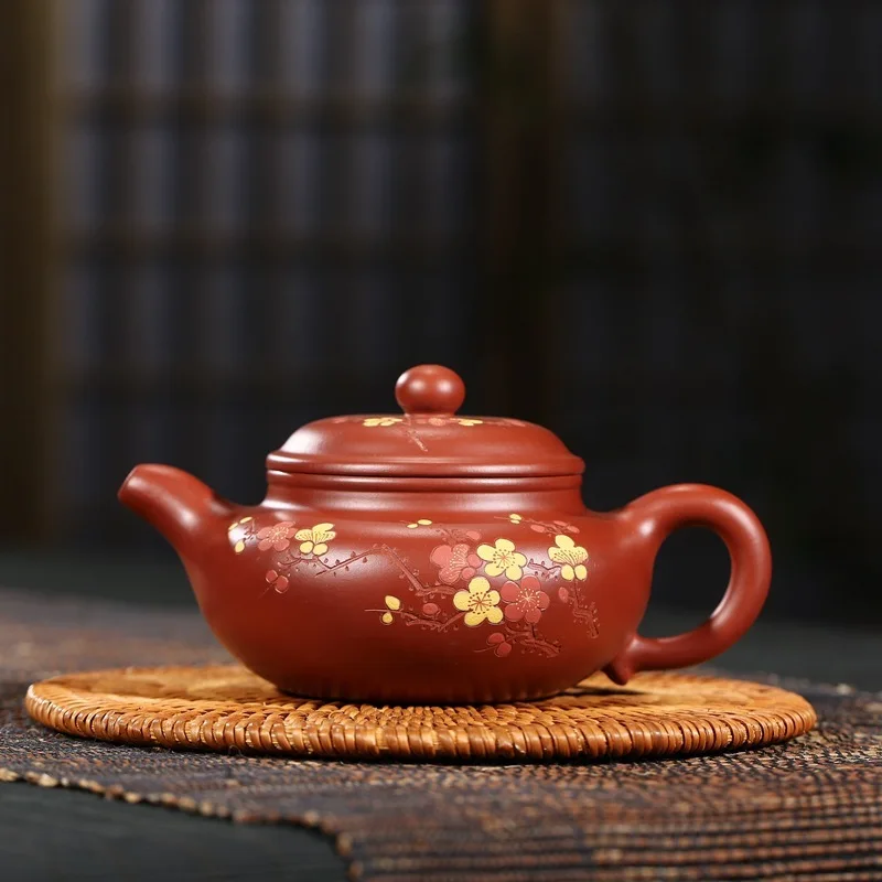Yixing recommended manufacturers custom tea dahongpao all handmade plum antique teapot undertakes to wholesale
Yixing recommended manufacturers custom tea dahongpao all handmade plum antique teapot undertakes to wholesale
