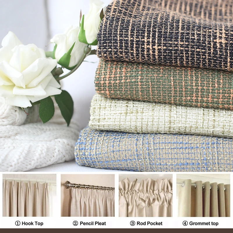 Japan Solid Color Burlap Blackout Curtains for Living Room Window Curtains for the Bedroom Curtain Custom Made
Japan Solid Color Burlap Blackout Curtains for Living Room Window Curtains for the Bedroom Curtain Custom Made