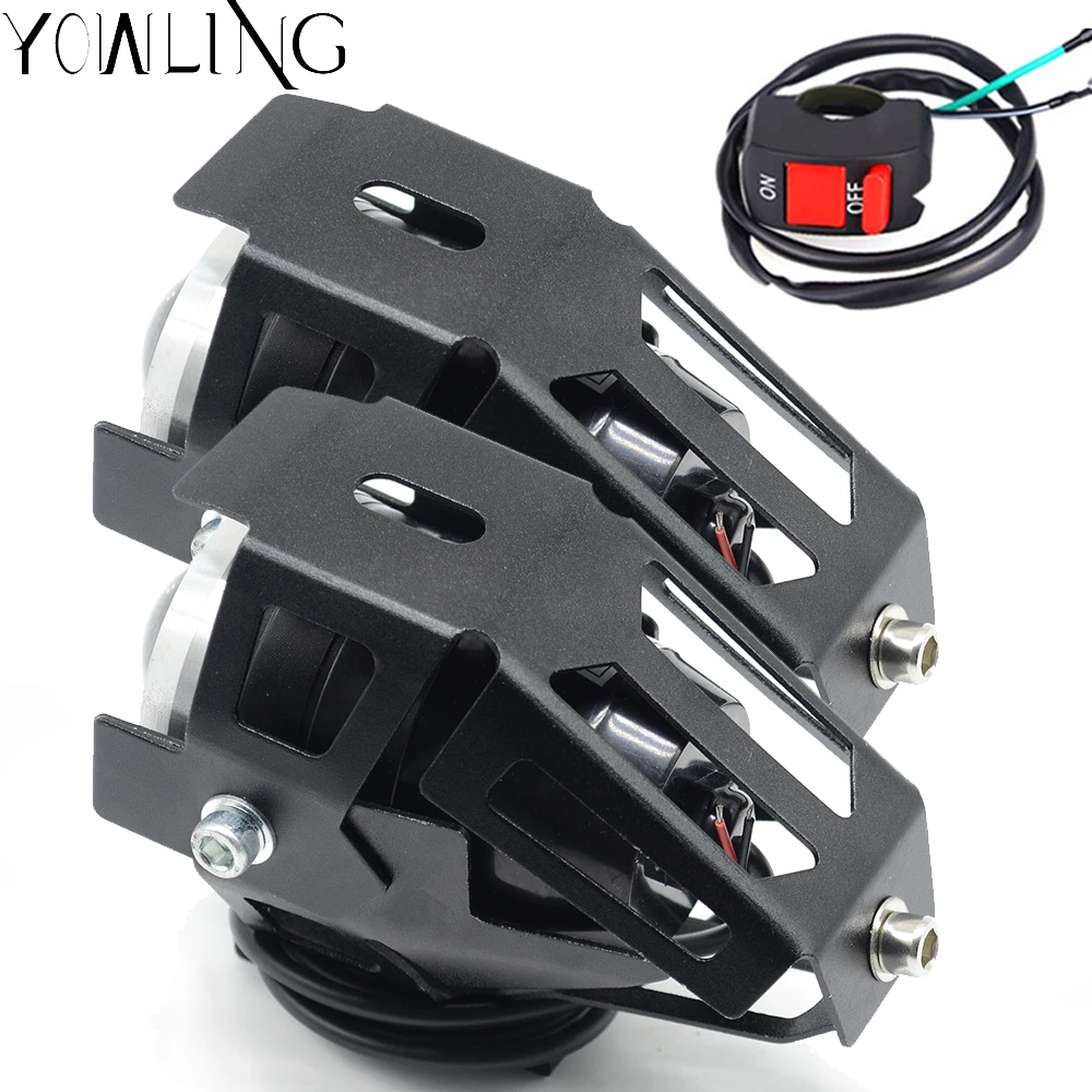 1Pcs 125W Motorcycle 12 LED Headlight Waterproof Fog Light 3000LM Led U5 Motorbike Driving Spot Head Lamp + Switch
1Pcs 125W Motorcycle 12 LED Headlight Waterproof Fog Light 3000LM Led U5 Motorbike Driving Spot Head Lamp + Switch