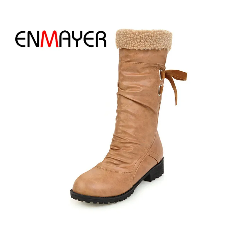 ENMAYER 2020 T-tied Woman Casual Shoes Black High Heel Strap Fashion Square Heel Boots Shoes Size Short Plush 34-43 WHY116
ENMAYER 2020 T-tied Woman Casual Shoes Black High Heel Strap Fashion Square Heel Boots Shoes Size Short Plush 34-43 WHY116