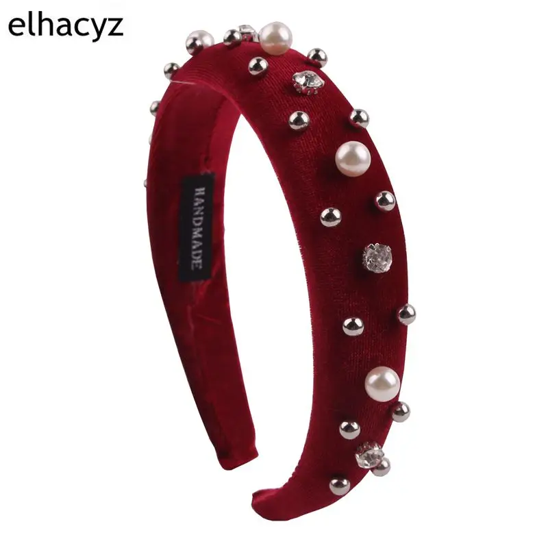 1PC New Thick Velvet Women Headbands Shiny Pearl Rhinestone Fashion Hair Band High Quality Hair Accessories
1PC New Thick Velvet Women Headbands Shiny Pearl Rhinestone Fashion Hair Band High Quality Hair Accessories