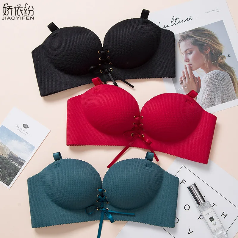Fashion Women Seamless Underwear Drawstring Super Push Up Bra Sexy Wire Free Padded Brassiere BC Cup Leopard Print Lingerie
Fashion Women Seamless Underwear Drawstring Super Push Up Bra Sexy Wire Free Padded Brassiere BC Cup Leopard Print Lingerie