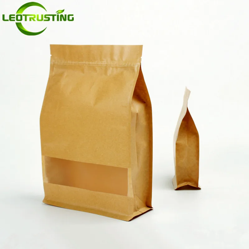 50pcs Stand up Kraft Paper Frosted Window Zip Bag Coffee Snack Cookie Tea Packaging Bag Paper Storage Zip Lock Bag Gift Bages
50pcs Stand up Kraft Paper Frosted Window Zip Bag Coffee Snack Cookie Tea Packaging Bag Paper Storage Zip Lock Bag Gift Bages