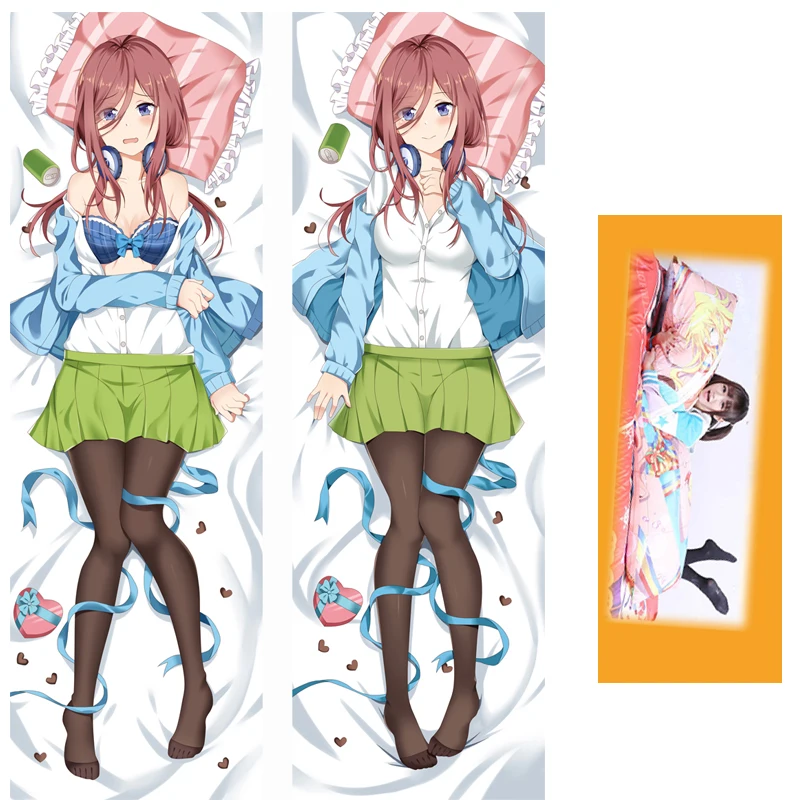 Anime The Quintessential Quintuplets Nakano Miku Hugging Body Dakimakura Pillow Case Cover 59" ( Only pillowcase ) Cosplay Gift
Anime The Quintessential Quintuplets Nakano Miku Hugging Body Dakimakura Pillow Case Cover 59" ( Only pillowcase ) Cosplay Gift