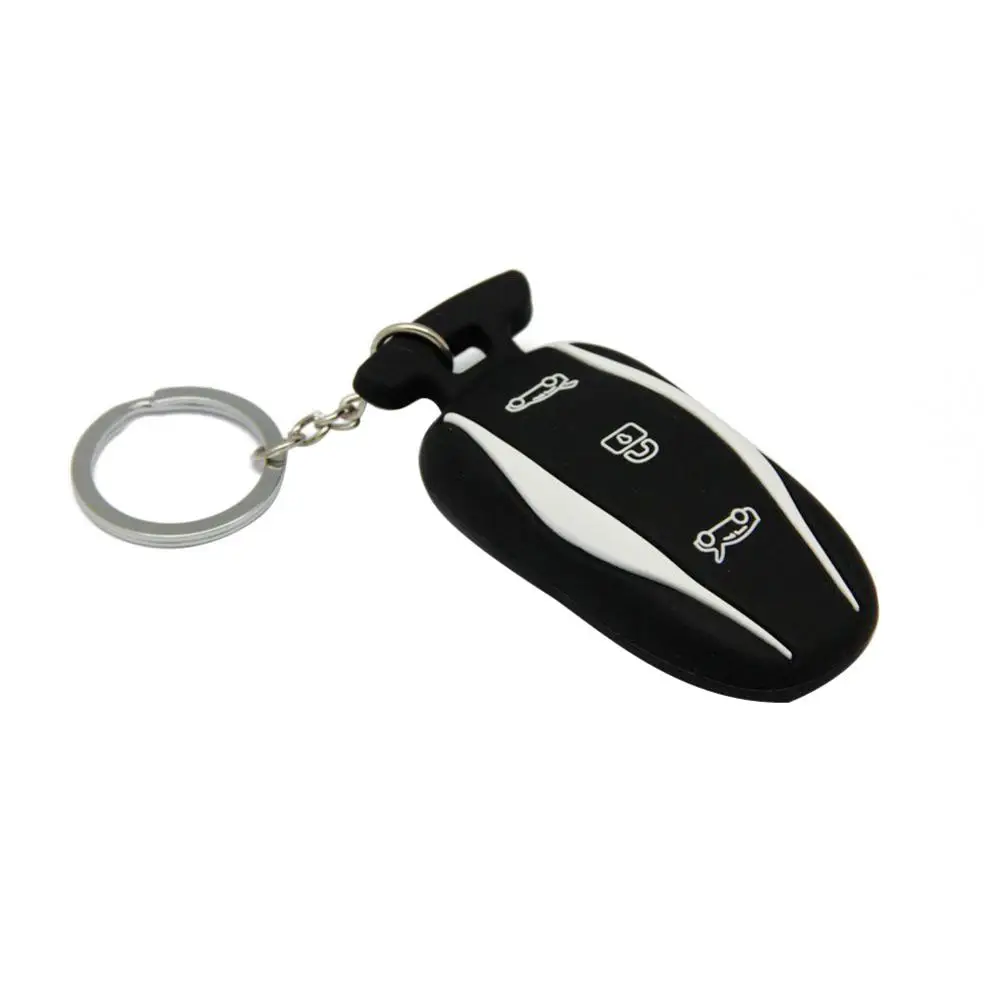 Silicone Car Key Chain Key Fob Case Cover Holder for Tesla Model 3 Car Keychain Auto Car Key Case Accessories
Silicone Car Key Chain Key Fob Case Cover Holder for Tesla Model 3 Car Keychain Auto Car Key Case Accessories