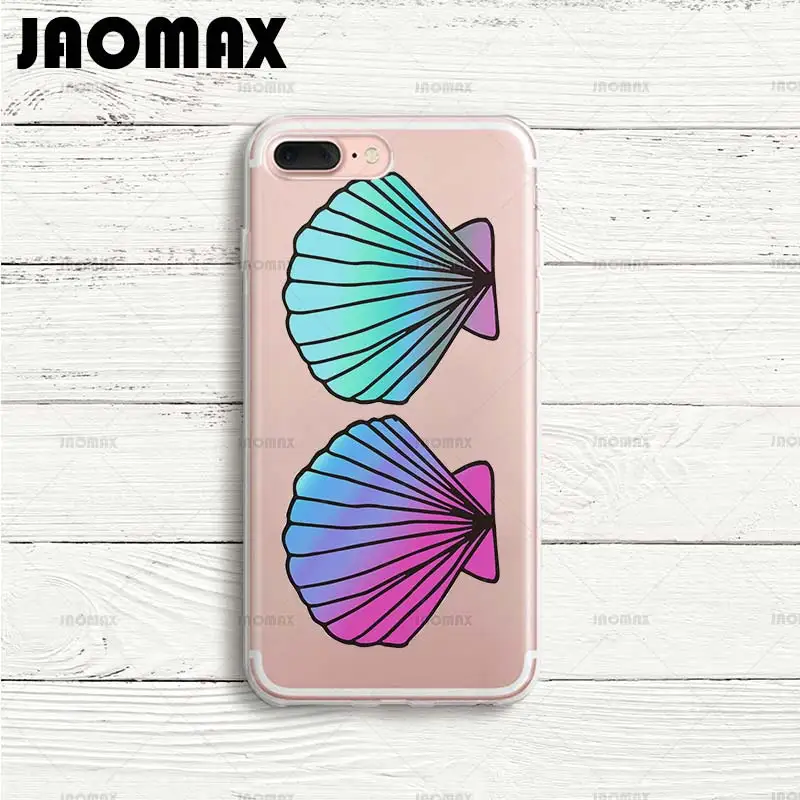 Jaomax брендовый летний топ Русалка с рыбьей чешуей чехол для телефона iPhone XS MAX XR 8 Plus