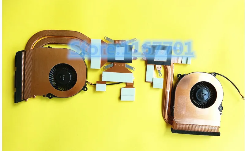 New ORG Laptop CPU/GPU cooling Radiator heatsink&Fan for Clevo N850 N850EP N850HP 6-31-N85P2-100 6-31-N85P2-201
New ORG Laptop CPU/GPU cooling Radiator heatsink&Fan for Clevo N850 N850EP N850HP 6-31-N85P2-100 6-31-N85P2-201