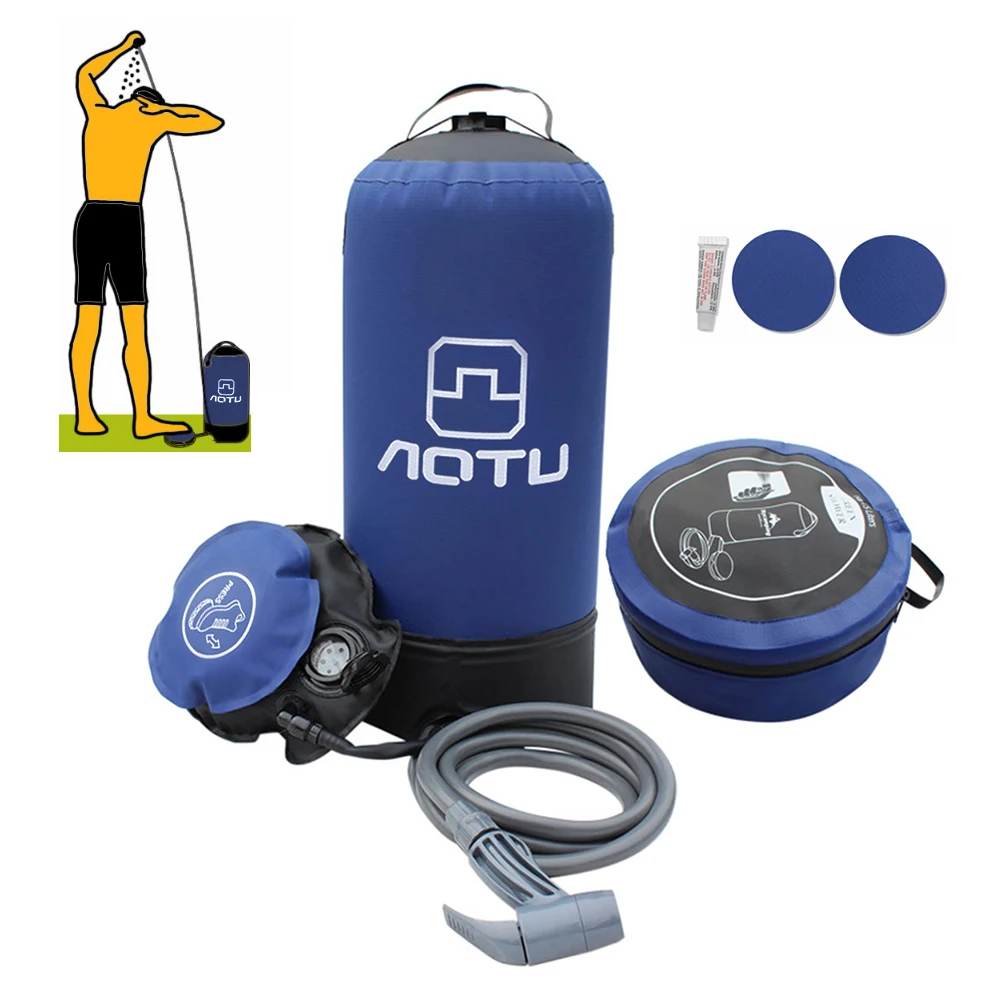 11L PVC Outdoor Inflatable Shower Pressure Shower Water Bag with Foot Pump For Outdoors Beach Camping Hiking Bathing Camp Shower
11L PVC Outdoor Inflatable Shower Pressure Shower Water Bag with Foot Pump For Outdoors Beach Camping Hiking Bathing Camp Shower