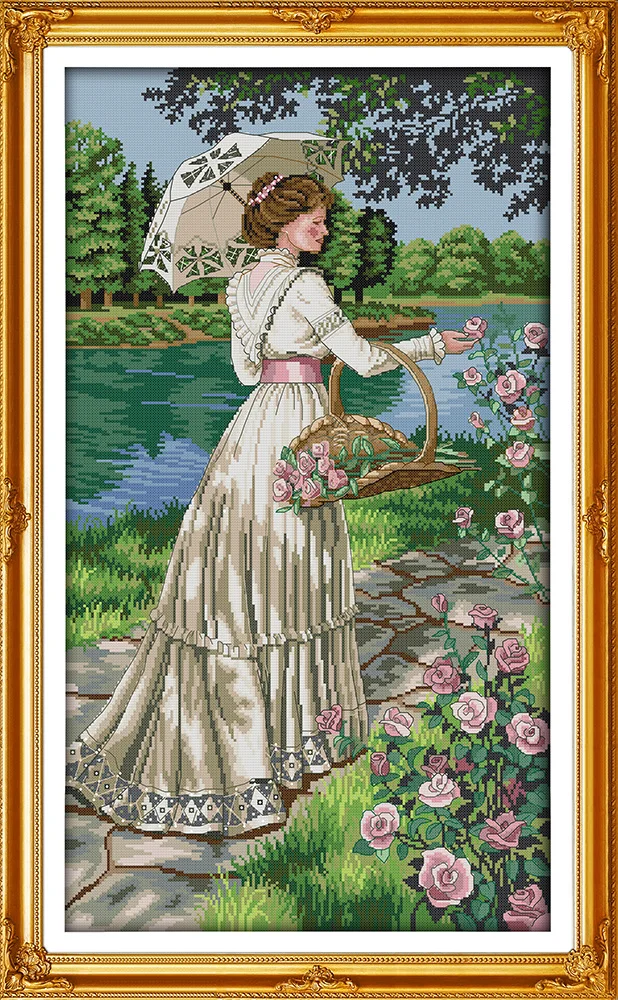 Picking flowers woman Printed Canvas DMC Counted Chinese Cross Stitch Kits printed Cross-stitch set Embroidery Needlework
Picking flowers woman Printed Canvas DMC Counted Chinese Cross Stitch Kits printed Cross-stitch set Embroidery Needlework