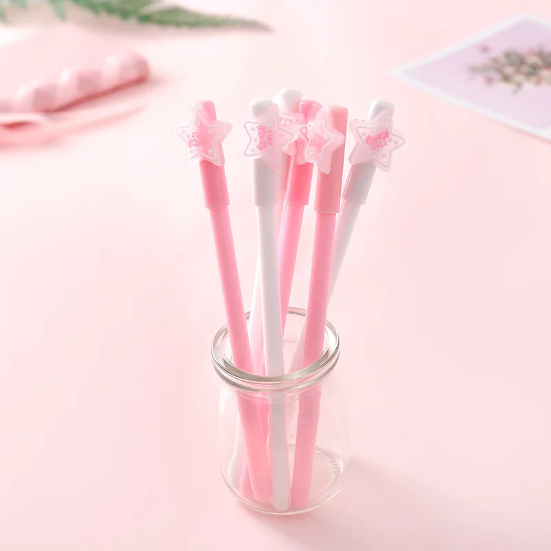48pcs/set Cute Girl El Pen Creative Student Writing Tool 0.5mm Star Gel Pen Wholesale Factory
48pcs/set Cute Girl El Pen Creative Student Writing Tool 0.5mm Star Gel Pen Wholesale Factory