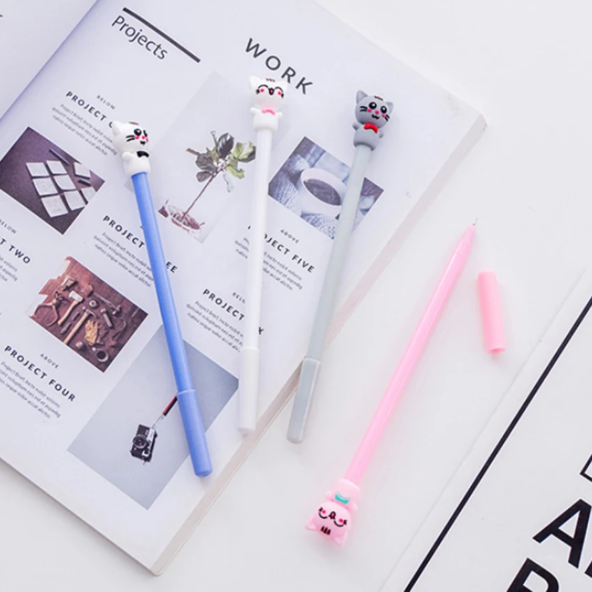 30pcs/lot kawaii cartoon lucky cat series signature pen reward gifts for students cute stationery gel pen canetas escolar
30pcs/lot kawaii cartoon lucky cat series signature pen reward gifts for students cute stationery gel pen canetas escolar