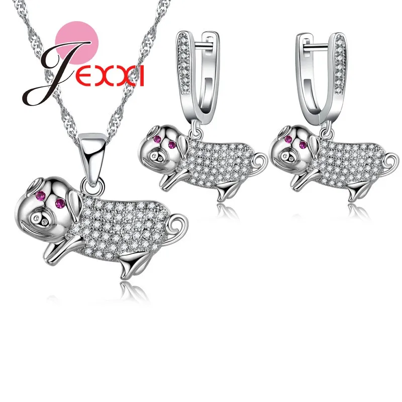 Austrian Crystal Earrings Necalace Set New Pig 925 Sterling Silver Funny Animal Jewelry Sets Fast Shipping
Austrian Crystal Earrings Necalace Set New Pig 925 Sterling Silver Funny Animal Jewelry Sets Fast Shipping