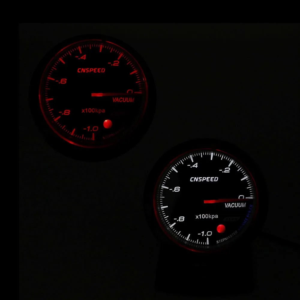 Автомобильный вакуумный измеритель CNSPEED YC101348 пылесоса с красно белым светом