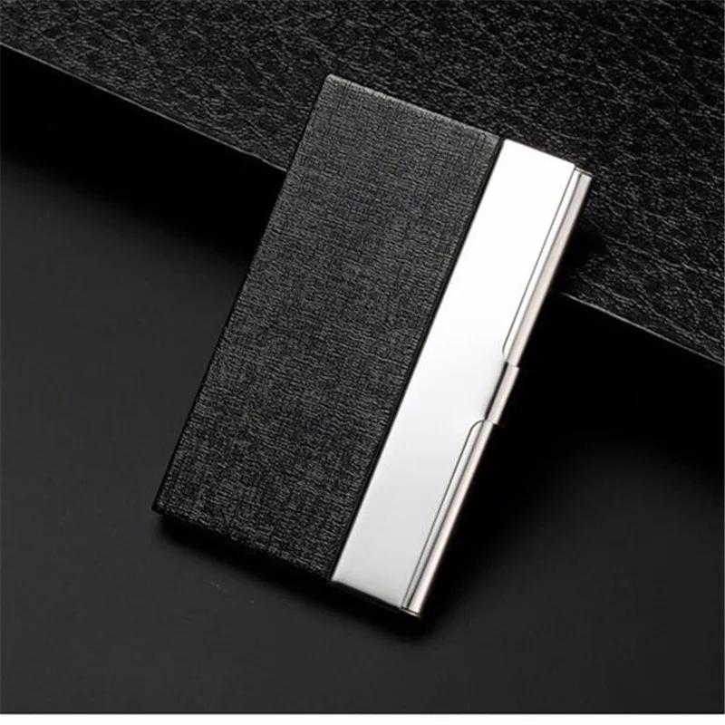 BISI GORO 2021 Fashion Slim Credit Card Holder Men Women Business Metal Case Name Card Case Stainless Steel Bank Card Wallets
BISI GORO 2021 Fashion Slim Credit Card Holder Men Women Business Metal Case Name Card Case Stainless Steel Bank Card Wallets