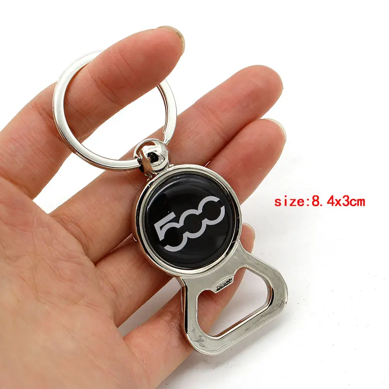 luluda KeyRing For Porsche Peugeot Alfa Romeo BMW AMG abbs FordLogo Metal KeyChain Badge Bottle opener Emblem Key Holder Chain | Автомобили