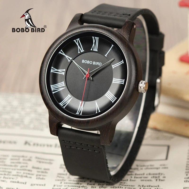 BOBO BIRD Lovers Wood Bamboo Watch Timepieces Leather Band Exquisite Quartz Wristwatches for Men and Women Gifts In Wooden Box
BOBO BIRD Lovers Wood Bamboo Watch Timepieces Leather Band Exquisite Quartz Wristwatches for Men and Women Gifts In Wooden Box