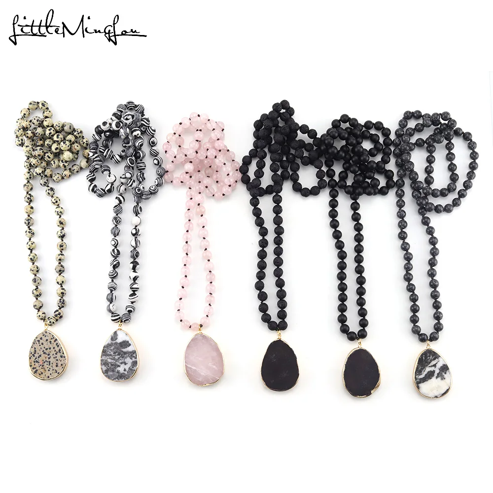 Fashion Bohemian Jewelry women Semi Precious Stones Long Knotted Link Drop Pendant women Necklaces Pendant Necklaces wife gift
Fashion Bohemian Jewelry women Semi Precious Stones Long Knotted Link Drop Pendant women Necklaces Pendant Necklaces wife gift