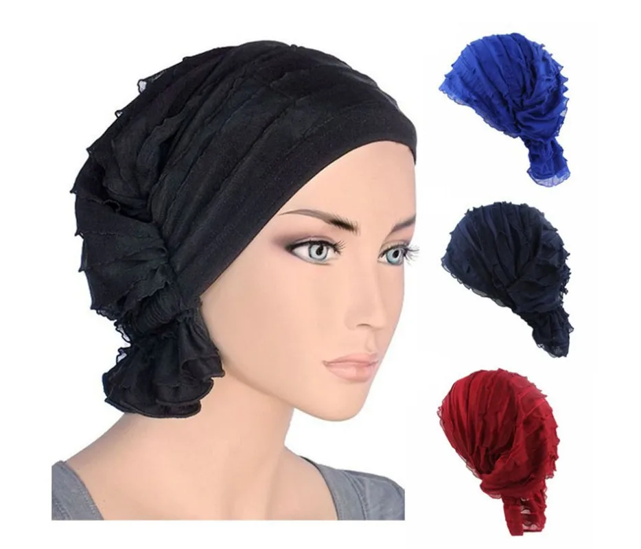 Muslim Bonnet Womens Hijab Chiffon Turban Hat Headwear Cap Head Wrap Cancer Chemotherapy Chemo Beanies Hair Cover Accessories
Muslim Bonnet Womens Hijab Chiffon Turban Hat Headwear Cap Head Wrap Cancer Chemotherapy Chemo Beanies Hair Cover Accessories