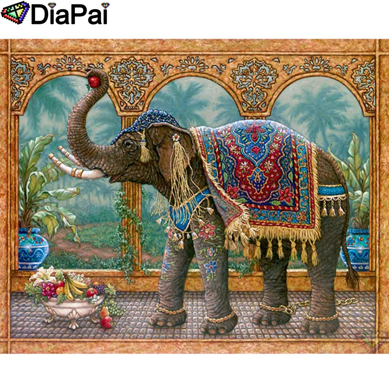 DIAPAI 100% Full Square/Round Drill 5D DIY Diamond Painting "Animal elephant" Diamond Embroidery Cross Stitch 3D Decor A21078
DIAPAI 100% Full Square/Round Drill 5D DIY Diamond Painting "Animal elephant" Diamond Embroidery Cross Stitch 3D Decor A21078