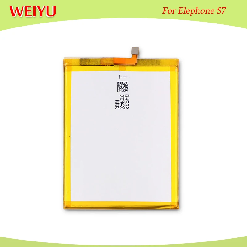 WEIYU для Elephone S7 аккумулятор телефона 3000 мАч 3 8 в 5 дюймов MT6797 Helio X20 deca Core мобильный