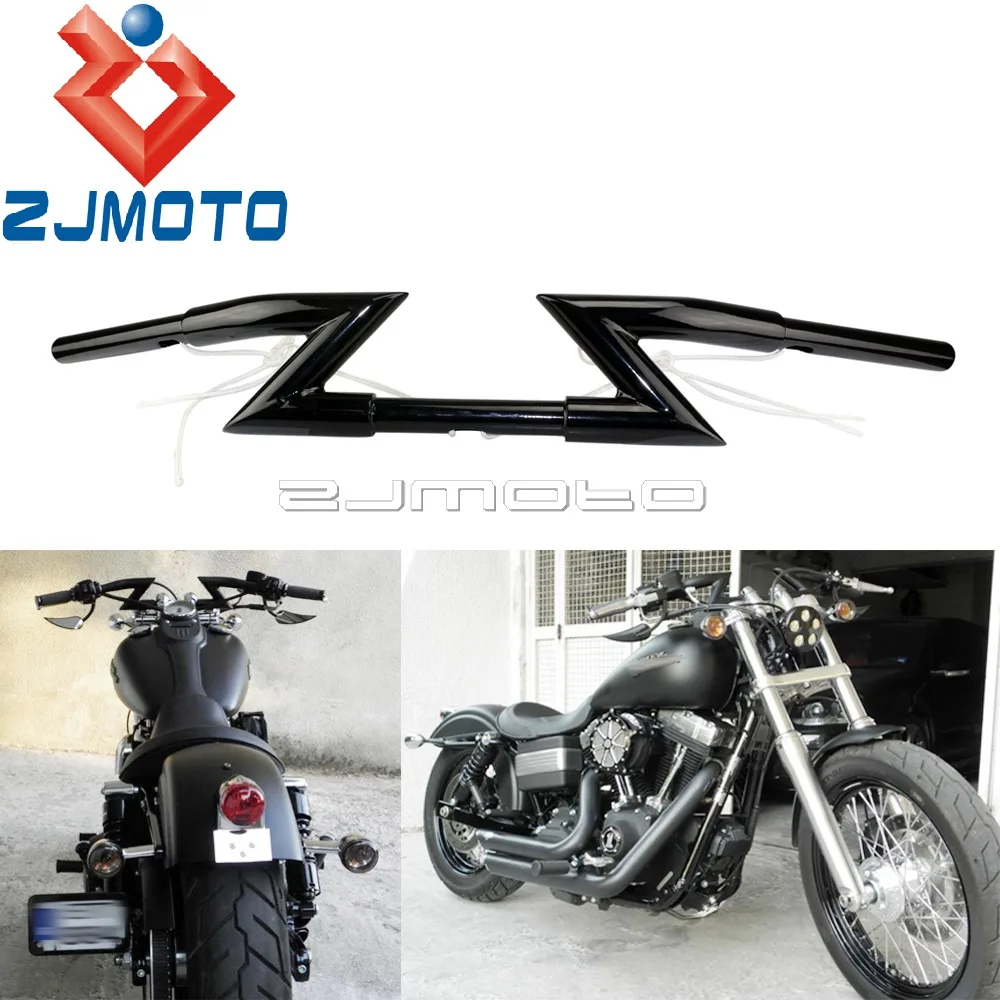 Universal Motorcycle Drag Bar 4" Rise Handlebar For Harley Dyna Fat Bob Street Bob Custom 1" Z Bar Handlebar
Universal Motorcycle Drag Bar 4" Rise Handlebar For Harley Dyna Fat Bob Street Bob Custom 1" Z Bar Handlebar