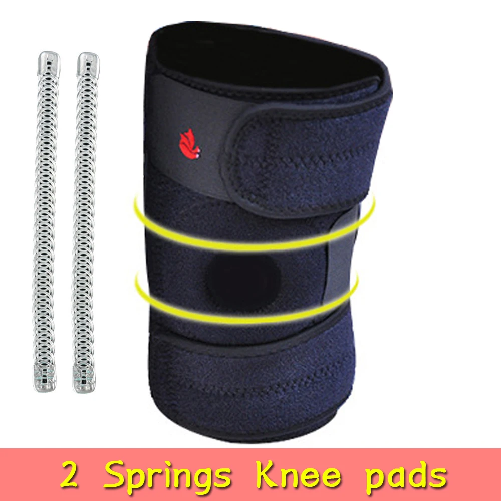 2 Springs Sports Training Elastic Knee Support Kneepad Adjustable Patella Knee Pads Safety Guard Strap kneelet kneecap canions
2 Springs Sports Training Elastic Knee Support Kneepad Adjustable Patella Knee Pads Safety Guard Strap kneelet kneecap canions
