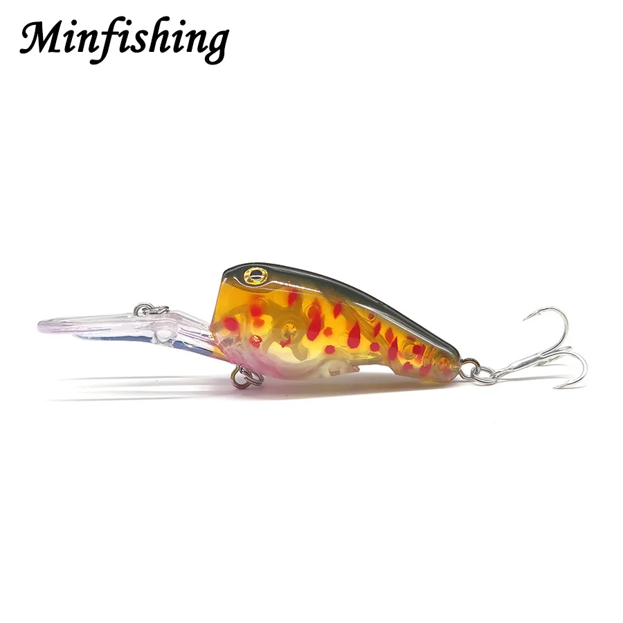Рыболовная приманка Minfishing 1 шт. блесна для ловли рыбы 3D глаза плаванья 9 см 11 г с