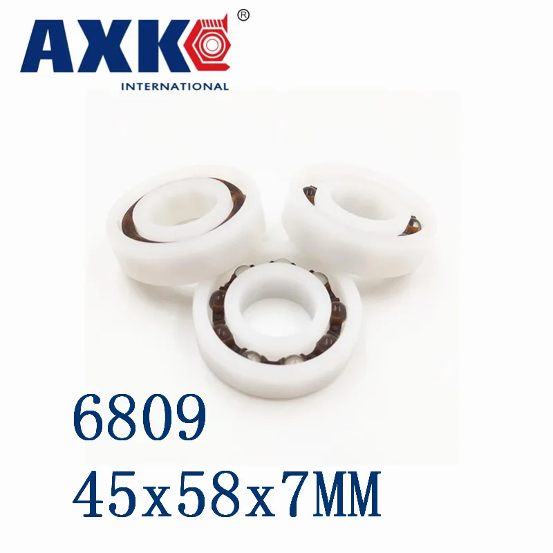 Axk 6809 Pom (10 шт.) пластиковые шариковые подшипники 45x58x7 стеклянные шарики 45 мм/58 мм/7
