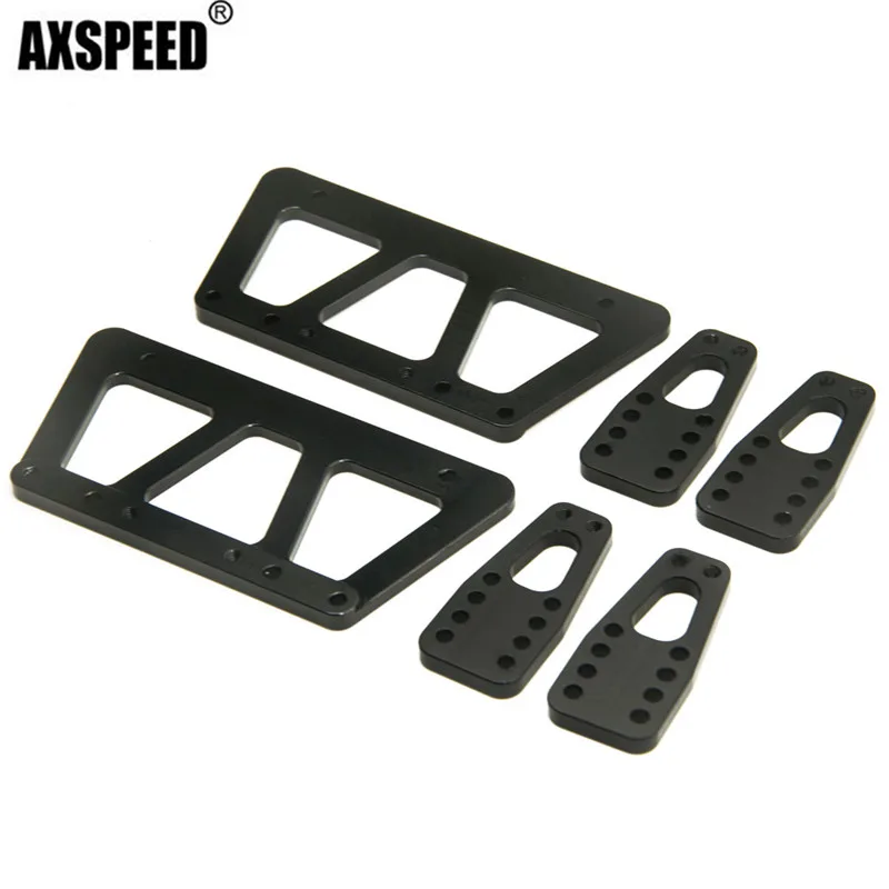 AXSPEED комплект пластин подъемника шасси из сплава для Axial SCX10 1/10 RC гусеничная модель автомобиля
AXSPEED комплект пластин подъемника шасси из сплава для Axial SCX10 1/10 RC гусеничная модель автомобиля