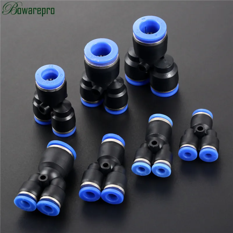 5PCS Y Pneumatic Connector Tee Union Push In Fitting For Air Pipe Joint OD Reducing Unequal Pneumatic Tube Quick Joint 4-10MM
5PCS Y Pneumatic Connector Tee Union Push In Fitting For Air Pipe Joint OD Reducing Unequal Pneumatic Tube Quick Joint 4-10MM