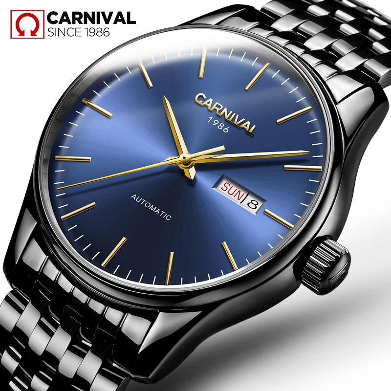 Carnival Men Automatic Watch Ultra Thin Brief Date Day 25jewels Luxury Mechanical Watch Gift
Carnival Men Automatic Watch Ultra Thin Brief Date Day 25jewels Luxury Mechanical Watch Gift