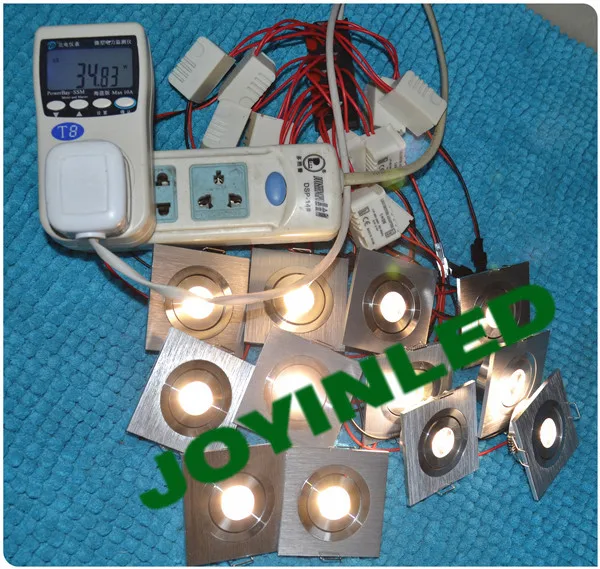 Free shipping 10pcs/lot 3w square lights mini led downlighters