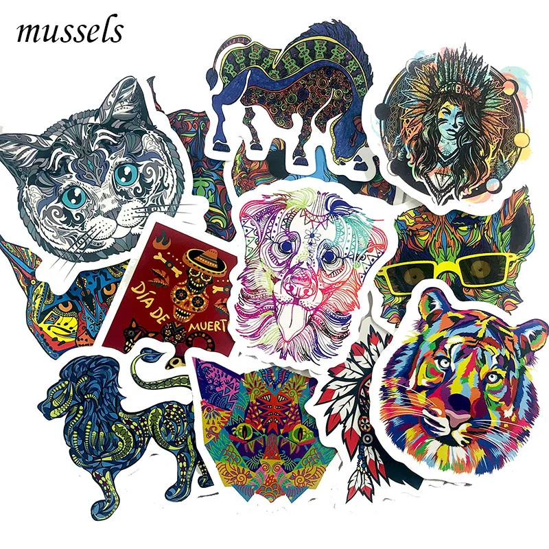 50PcsEuropean and American Style Belief Totem Animal ForGuitar Skateboard Computer Washing Machine Laptop Refrigerator Stickers
50PcsEuropean and American Style Belief Totem Animal ForGuitar Skateboard Computer Washing Machine Laptop Refrigerator Stickers