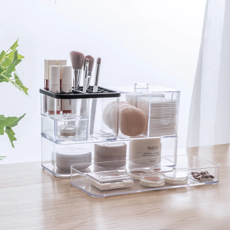 050 Fashion Tabletop superimposing transparent cosmetics receiving boxes Cosmetic packing box
050 Fashion Tabletop superimposing transparent cosmetics receiving boxes Cosmetic packing box