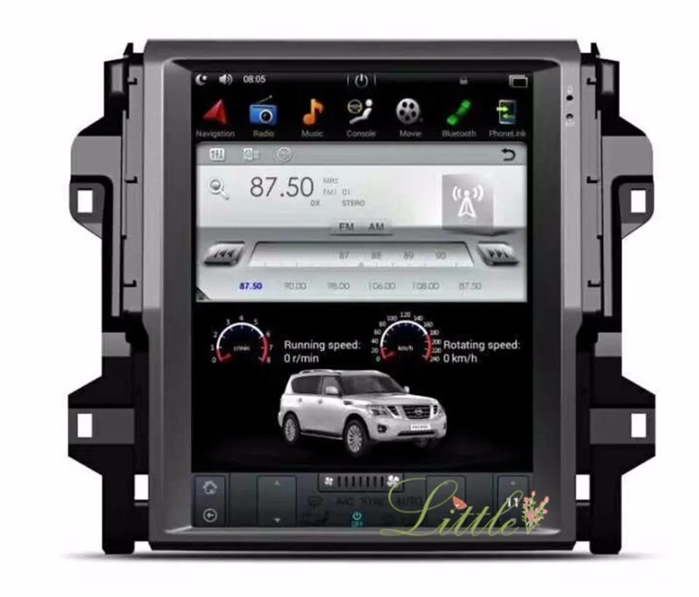 Newest Big Touch Screen Tesla style 12.1 inch Car GPS Navigation For Toyota Fortuner 2016+ radio stereo player unit Satnav
Newest Big Touch Screen Tesla style 12.1 inch Car GPS Navigation For Toyota Fortuner 2016+ radio stereo player unit Satnav