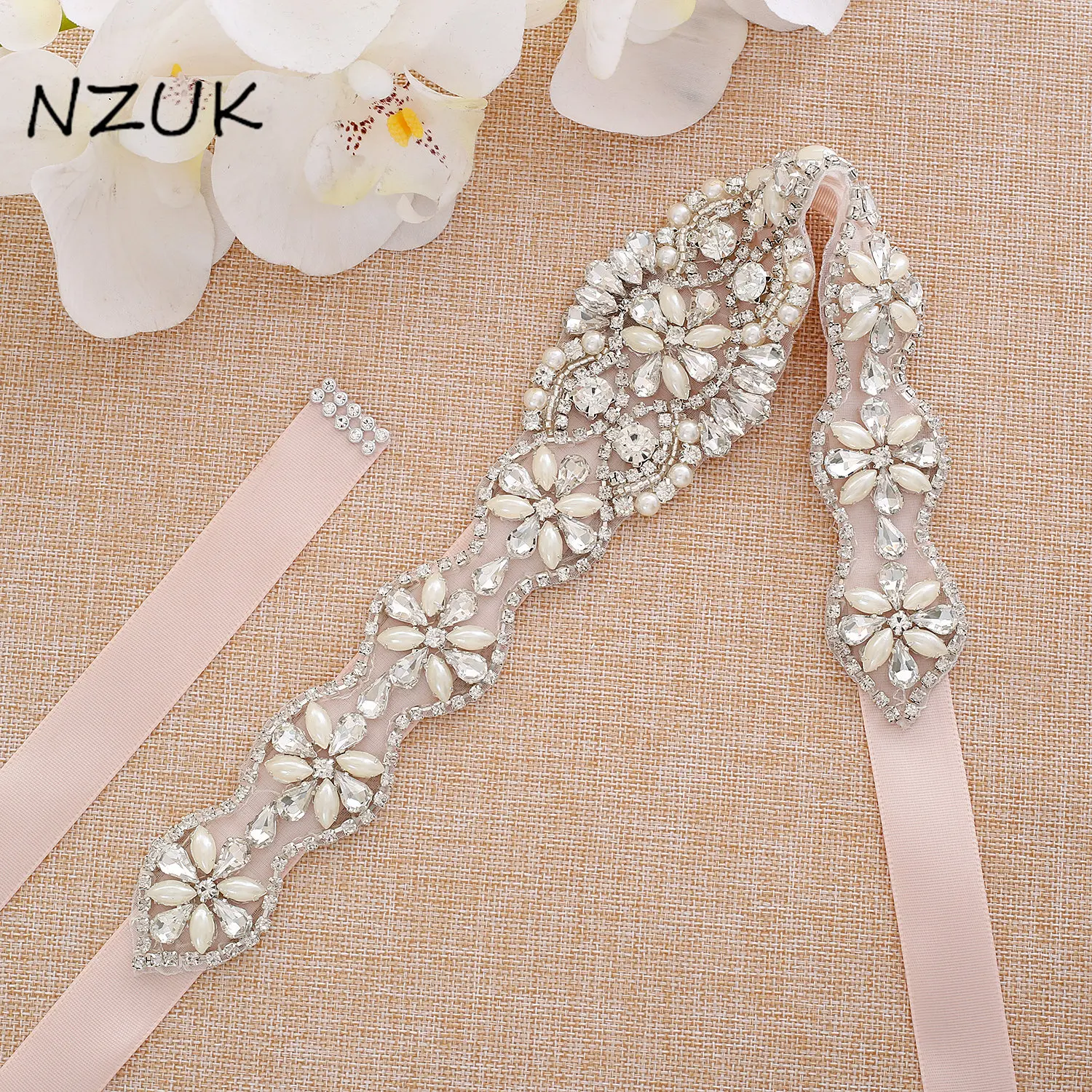 Pearls Wedding Belt Silver Crystal Bridal Belt Hand Beaded Rhinestones Wedding Sash For Bridal Accessories ZZY189S
Pearls Wedding Belt Silver Crystal Bridal Belt Hand Beaded Rhinestones Wedding Sash For Bridal Accessories ZZY189S