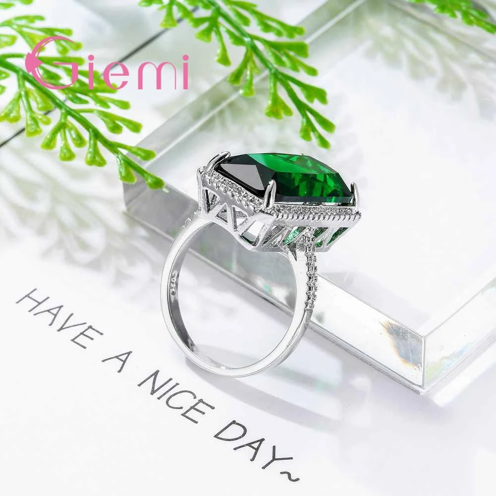 Top Quality Top Selling Green Square Crystal Stone Ring Elegant Anniversary Wedding Ornament and 925 Sterling Silver
Top Quality Top Selling Green Square Crystal Stone Ring Elegant Anniversary Wedding Ornament and 925 Sterling Silver