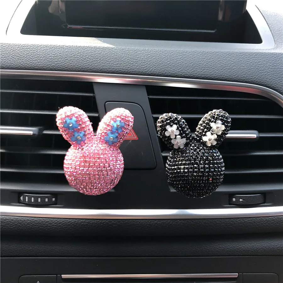 Fashion lady's automobile air conditioning decoration Perfume A cute little rabbit car perfume clip Flower air freshener
Fashion lady's automobile air conditioning decoration Perfume A cute little rabbit car perfume clip Flower air freshener