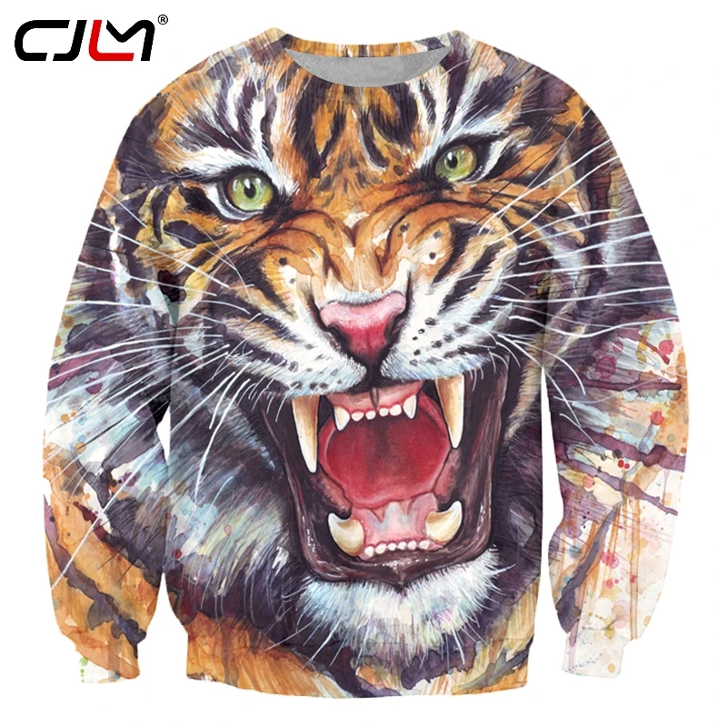 CJLM New Streetwear Sublimate Custom Long Sleeve Animal Tiger 3D Printing Sweatshirt Design Dropshipping
CJLM New Streetwear Sublimate Custom Long Sleeve Animal Tiger 3D Printing Sweatshirt Design Dropshipping