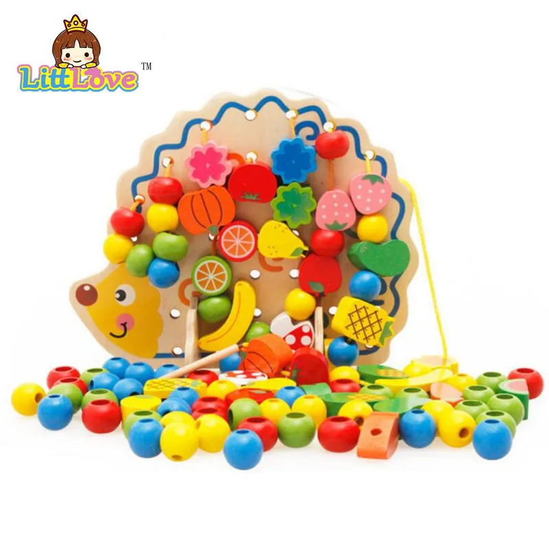 LittLove Wooden Threading Toys Hedgehog Lacing Beads Fruit Learning Kids Gift Educational Soft Montessori Children Intelligent
LittLove Wooden Threading Toys Hedgehog Lacing Beads Fruit Learning Kids Gift Educational Soft Montessori Children Intelligent