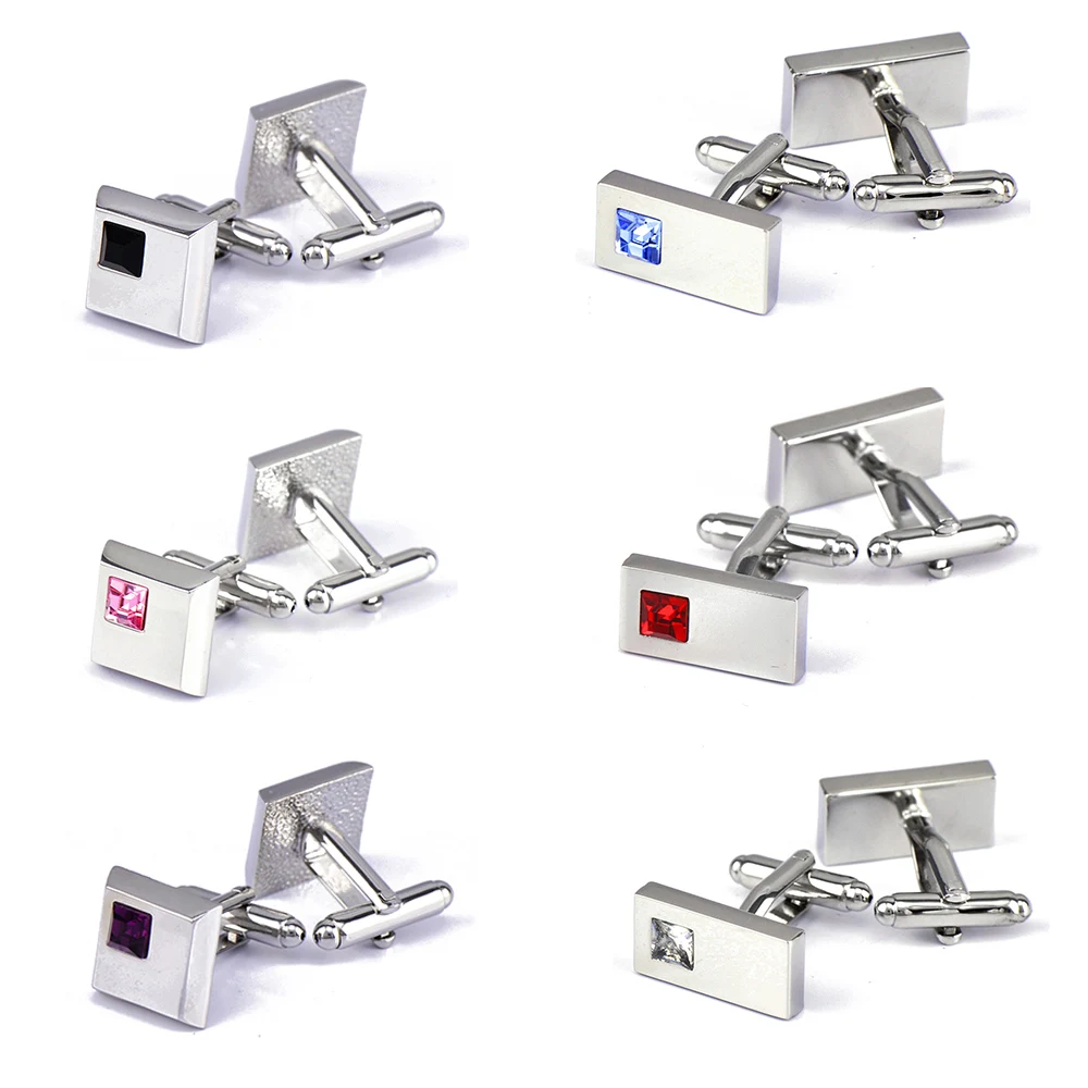 JHSL Square/Rectangle Men Cufflinks Purple White Black Blue Red Pink Stone Fashion Jewelry Metal Shirts Party Gift
JHSL Square/Rectangle Men Cufflinks Purple White Black Blue Red Pink Stone Fashion Jewelry Metal Shirts Party Gift