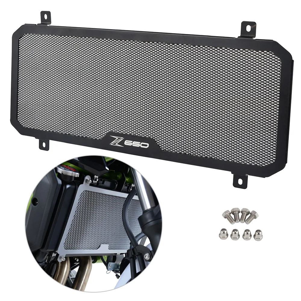 NICECNC Aluminum Front Grille Radiator Guard Cover For Kawasaki Z650 Z 650 2017 2018 Black Motorcycle Oil Water Cooler Protector
NICECNC Aluminum Front Grille Radiator Guard Cover For Kawasaki Z650 Z 650 2017 2018 Black Motorcycle Oil Water Cooler Protector