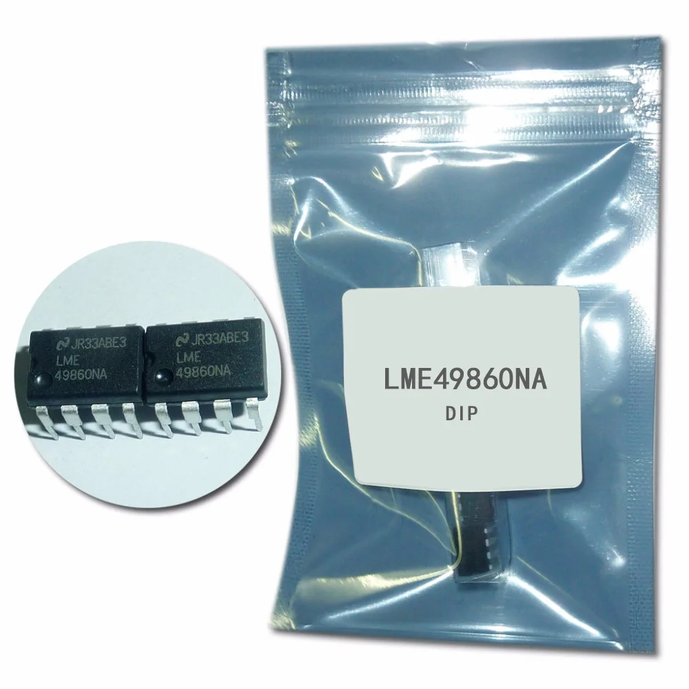 LME49860NA IC LME49860 44V Dual High Performance, High Fidelity Audio Operational Amplifier
LME49860NA IC LME49860 44V Dual High Performance, High Fidelity Audio Operational Amplifier