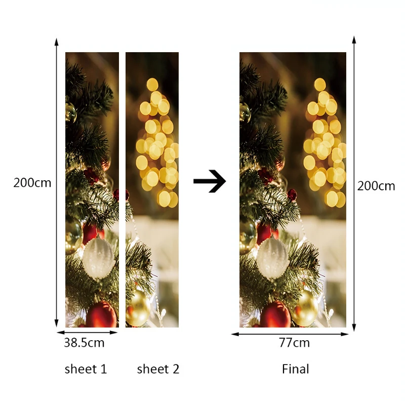 2pcs/set Merry Christmas Wall Stickers Wallpaper Festival Xmas Mural Art Door Party Living Room Shop Decals Home Decoration
2pcs/set Merry Christmas Wall Stickers Wallpaper Festival Xmas Mural Art Door Party Living Room Shop Decals Home Decoration