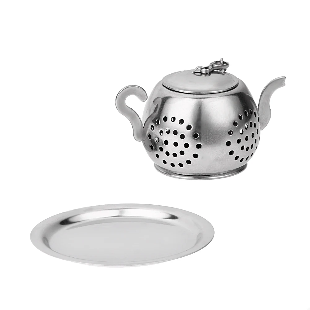 Прочный нержавеющая сталь чай горшок свободные держатель чайных листьев