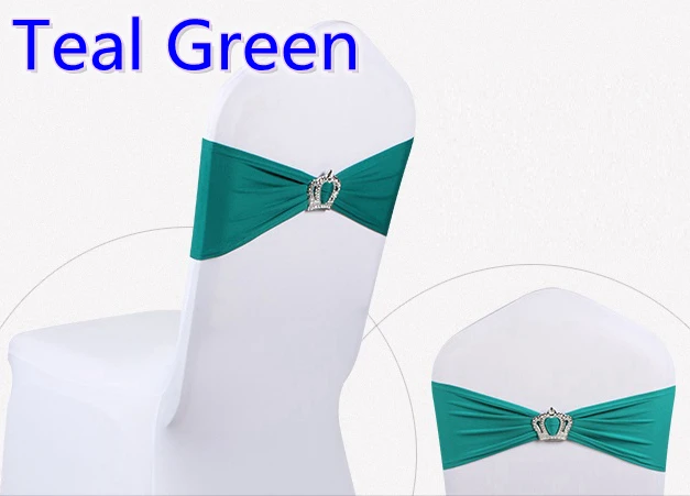 Teal Green Colour Spandex Chair Sashes Wedding Chair Sash With Crown Buckles Lycra Stretch Wedding Chair Sash Party Hotel Show
Teal Green Colour Spandex Chair Sashes Wedding Chair Sash With Crown Buckles Lycra Stretch Wedding Chair Sash Party Hotel Show
