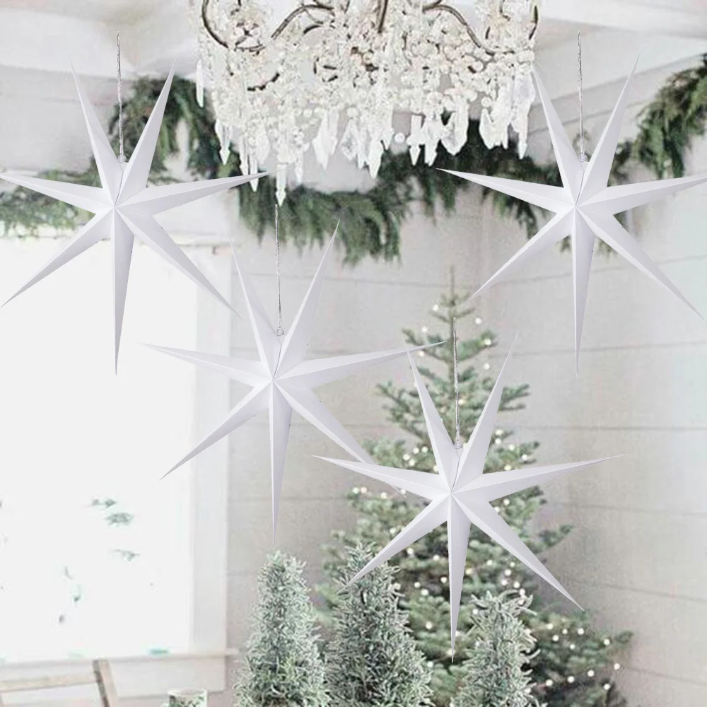 1pc Ramadan Decoration Hanging 3D 60cm 7 Angle White Star Lantern Eid Mubarak Wedding Baby Shower Kids Birthday Party Supplies
1pc Ramadan Decoration Hanging 3D 60cm 7 Angle White Star Lantern Eid Mubarak Wedding Baby Shower Kids Birthday Party Supplies